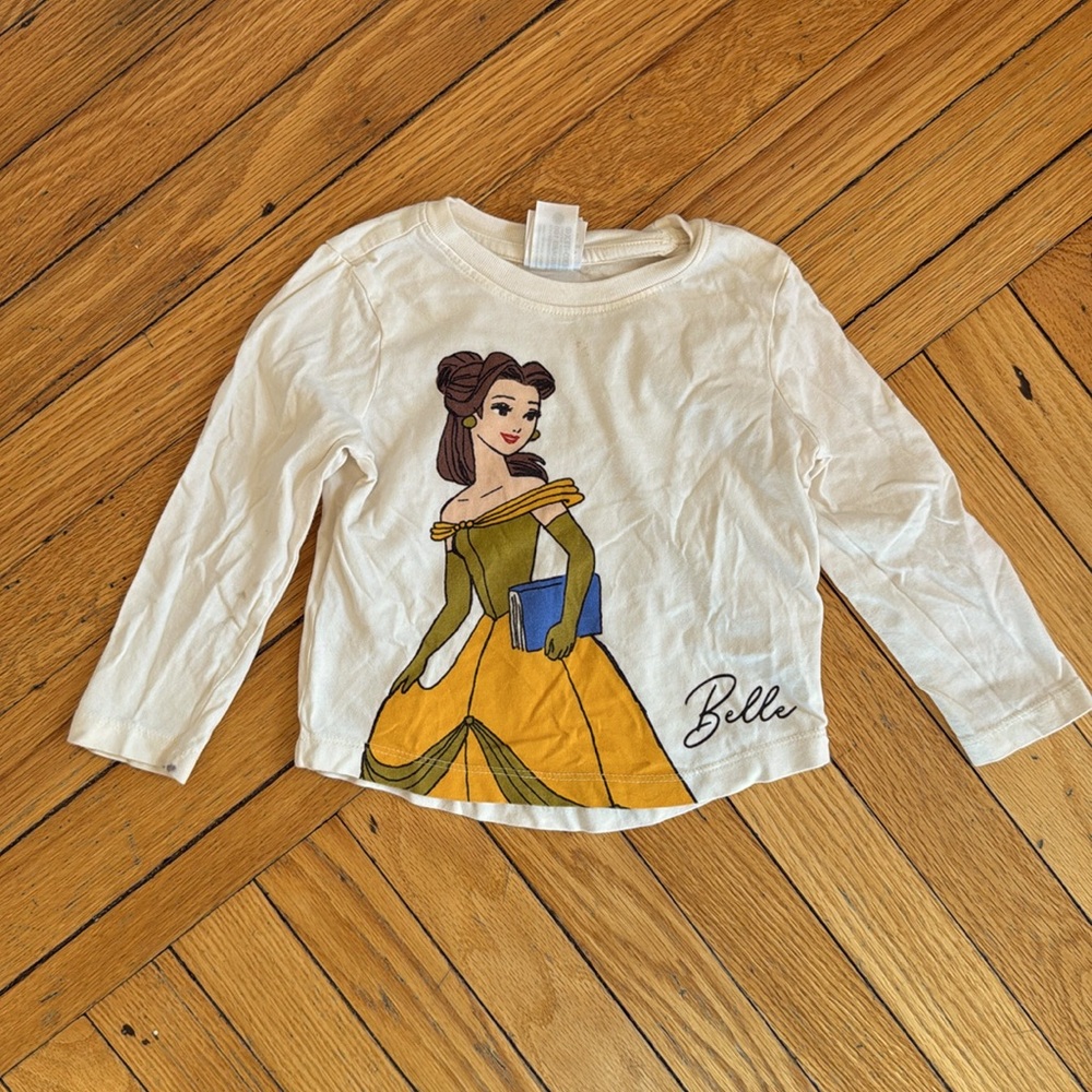 Hanna Andersson Girls 2T Belle Shirt Disney